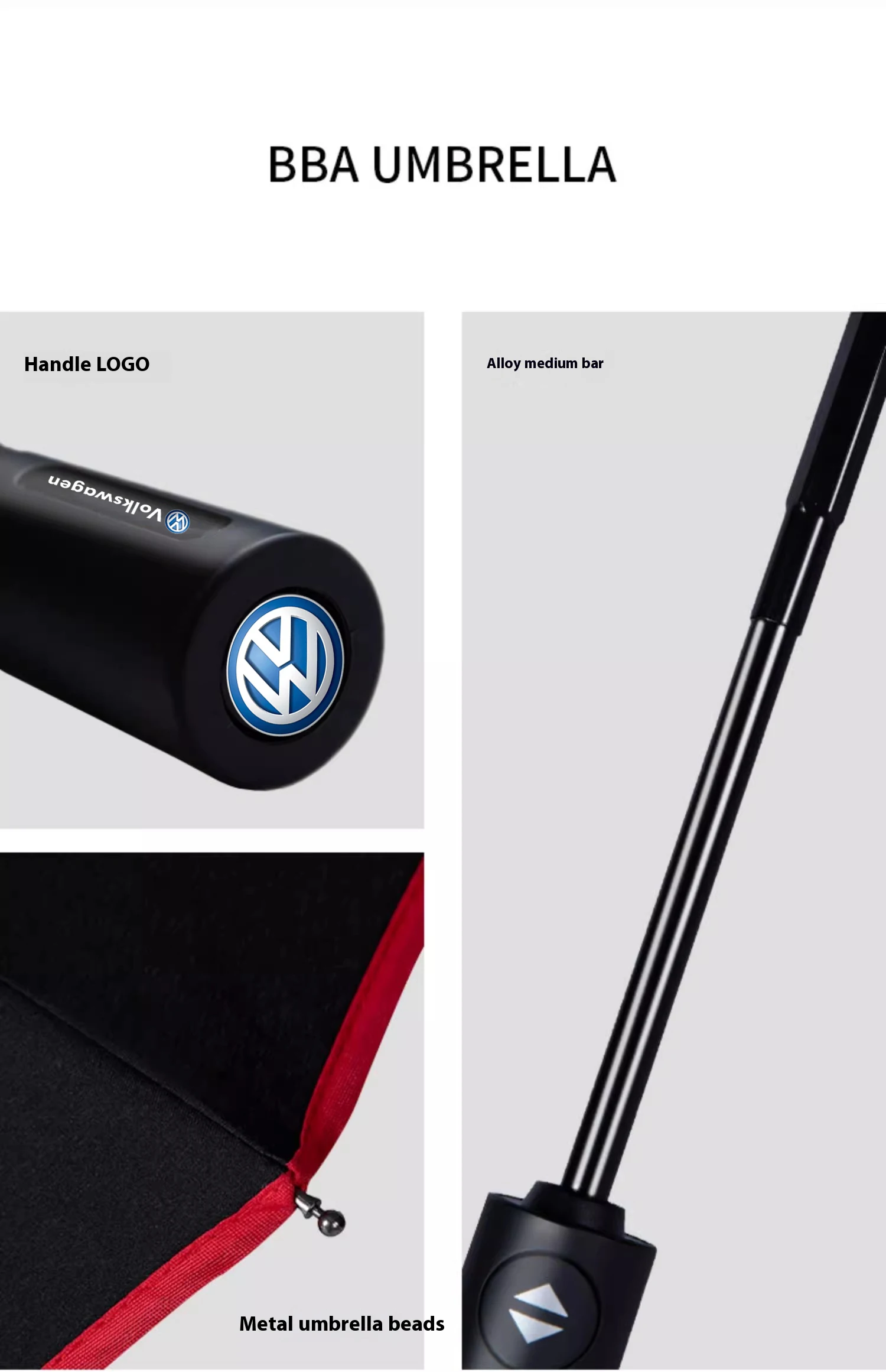 Car Automatic Folding Windproof Sunshade Umbrella for Volkswagen R Line Golf GTI Scirocco Polo Passat R36 Jetta Touareg Tiguan umbrella sets car logo umbrella