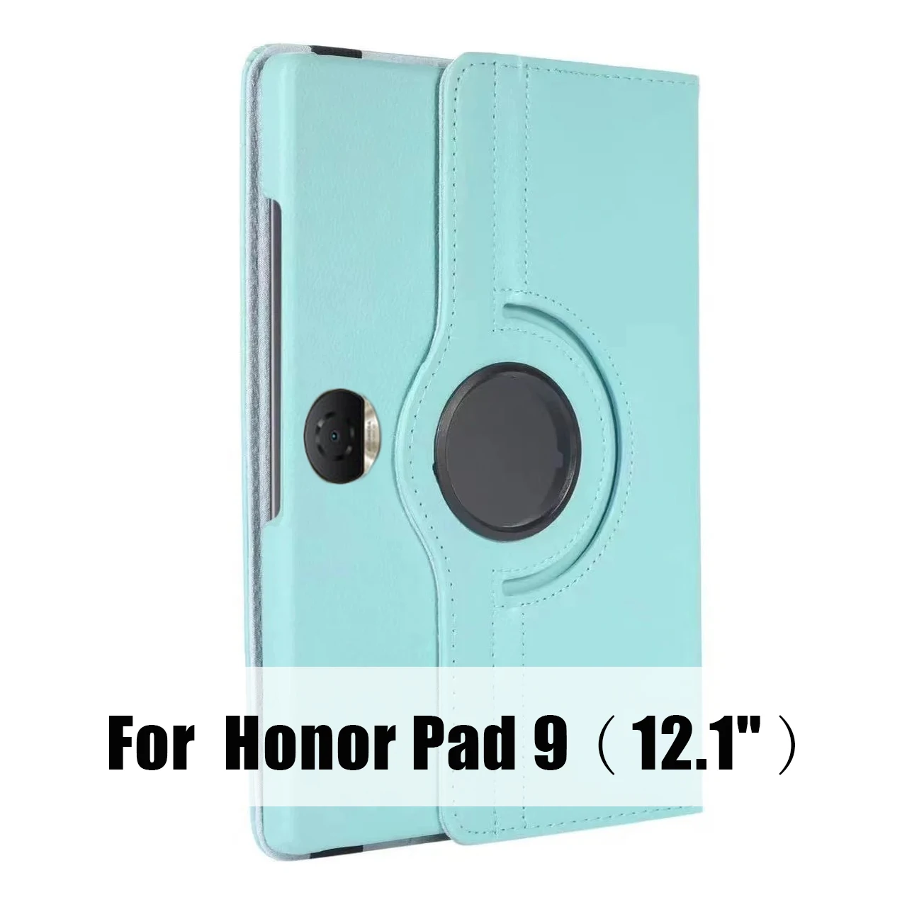 Premium PU Leather Rotating Stand Cover with Sleep Wake Function