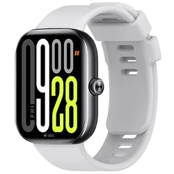 Silicone Sport Strap Replacement Wristband - Premium Watch Accessory for Xiaomi Band 9 8 Pro (Light gray)