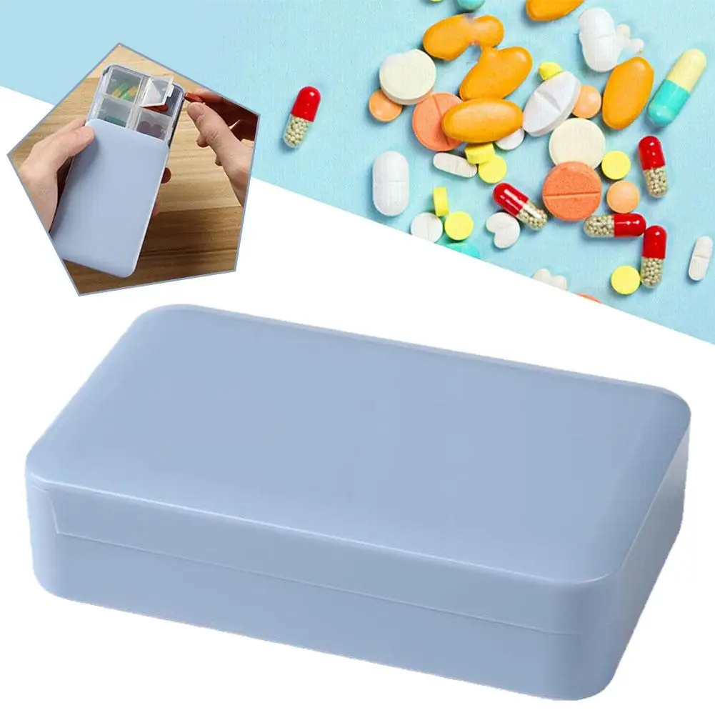 Квадратная Коробка Для Таблеток, Дорожный Мини-Контейнер Для.
