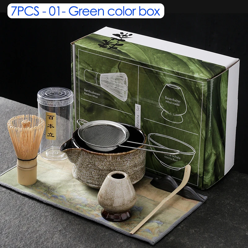7pcs 01 green box