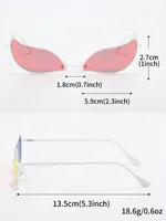 Doflamingo lunettes Donquixote Doflamingo oeil de chat Cosplay lunettes de soleil pour hommes femmes mode Vintage drôle lunettes de soleil mâle femme 6
