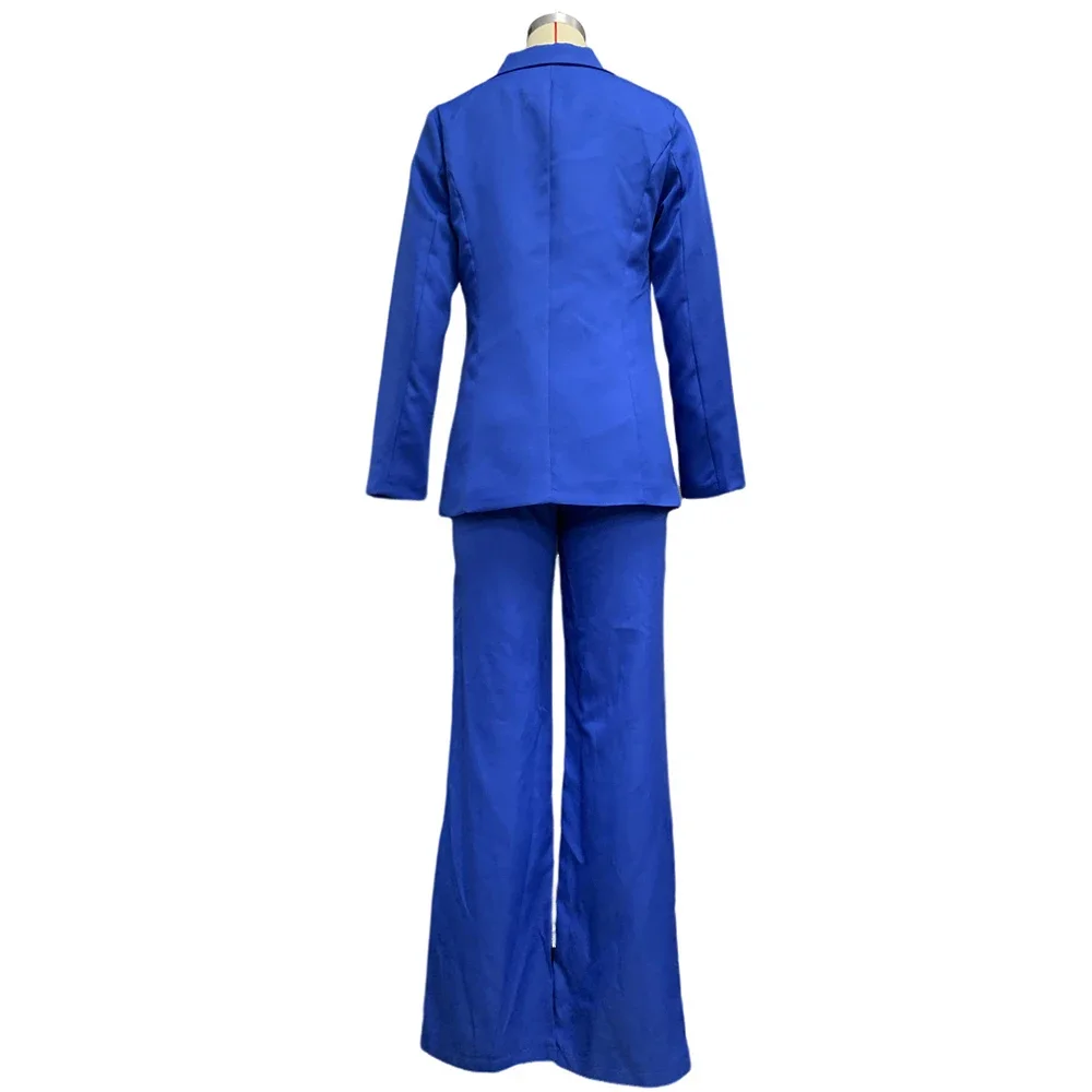 Spring Women Fashion Blazer Coat and Trouser Suit Fashion Long Sleeve Ladies Office Outfit Casual Business Work Wear 2 Piece Set