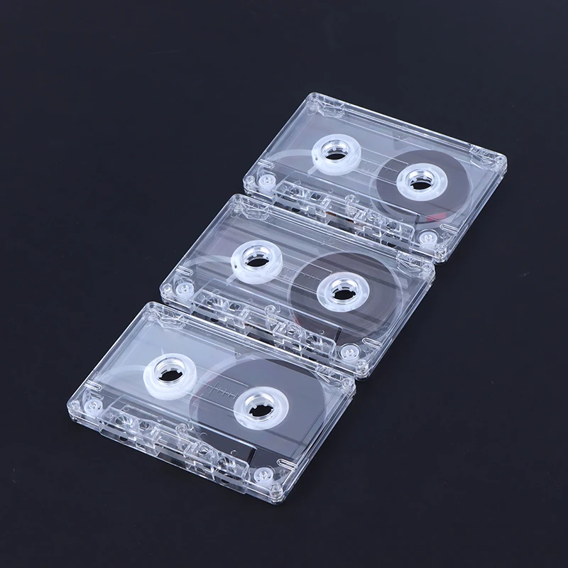 90 Minutes New High Quality Blank Magnetic Audio Tape Transparent Cassett