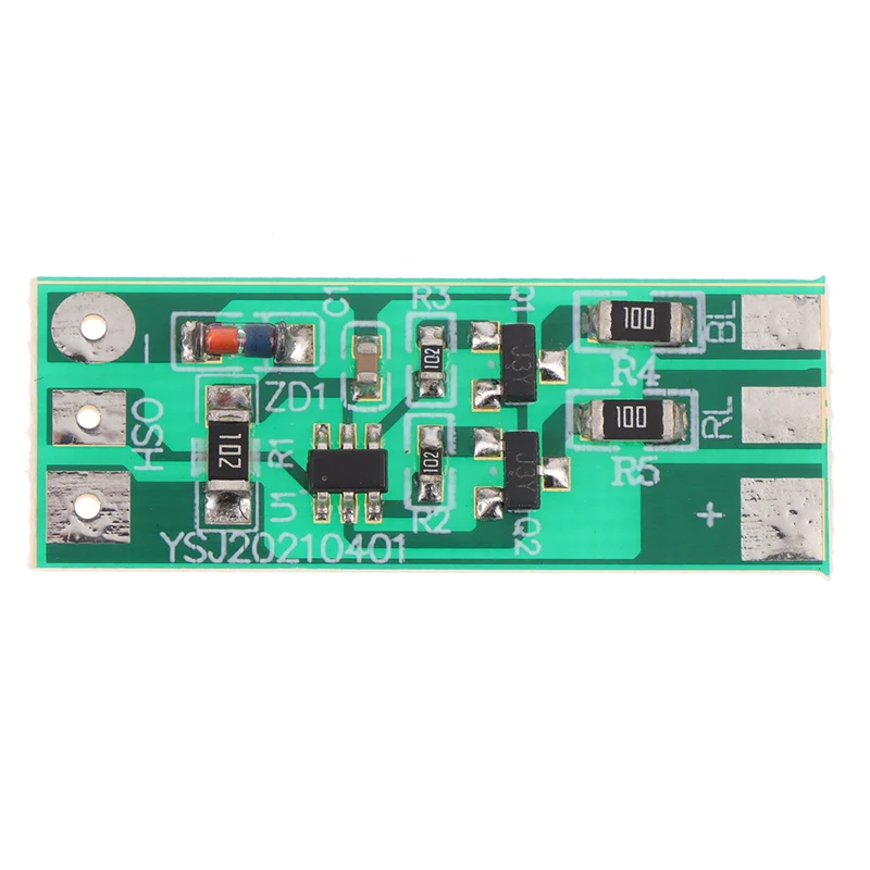 1Pc 3-12V Red Blue Two-color Flashing LED Light Module - Safety Warning Light for Car Model Bicycle Electric Vehicle