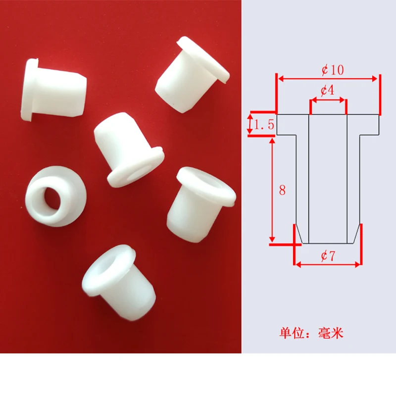 Assorted Silicone Rubber Grommets & Plugs - Snap-On, 18mm To 50.6mm, For Cable & Hole Protection