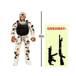 Elite Force Action Figure Toy - Military Soldier with Accessories for Children (Type 2)