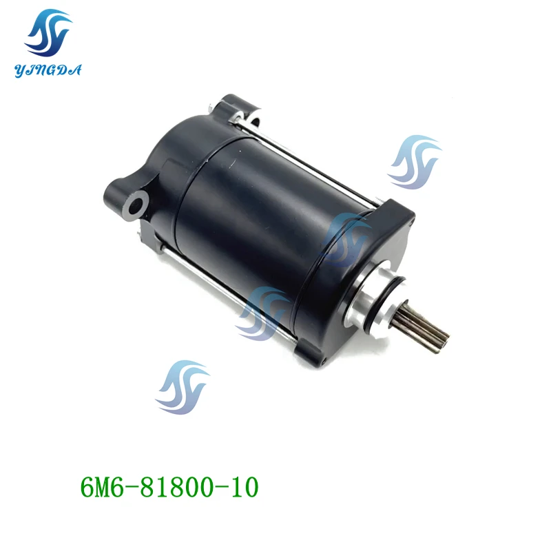 

Черные стартеры 6M6-81800-10, двигатель для Yamaha Waverunner SJ700 Super Jet 701cc 1994-2015, SJ650