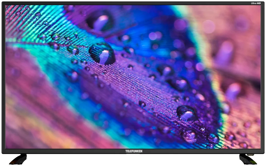 LED телевизор Telefunken TF-LED43S06T2SU 43"/3840*2160/SmartTV/And 9.0/DVB-S2/3*HDMI/2*USB | Электроника