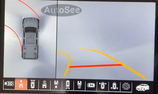 Fit original monitor SYNC3 for Ford Ranger Raptor Lobo 360 degree camera bird eye Panoramic view Front rear surround reverse