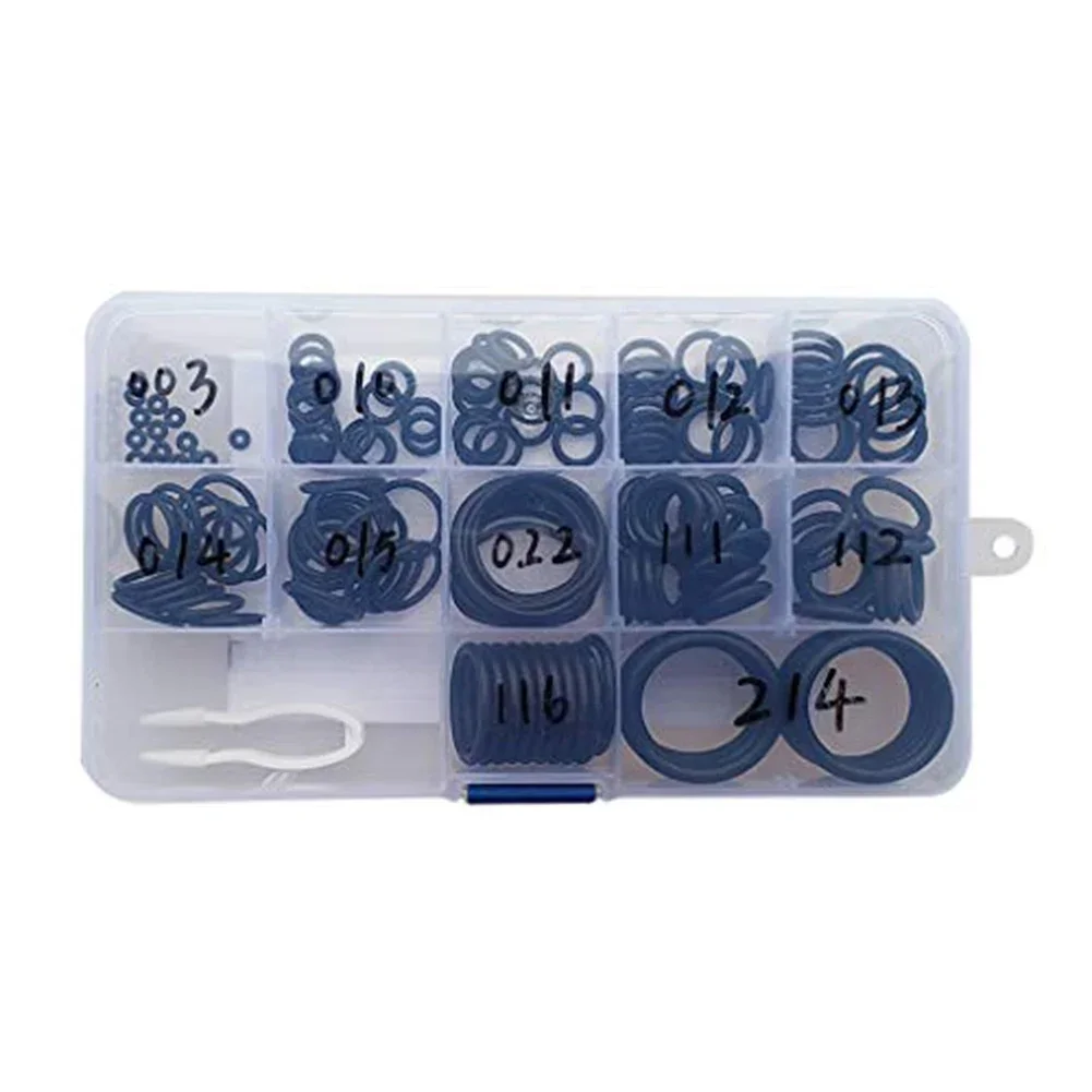 170pcs Scuba Diving Rubber Seal Tank Valve Hose Regulator Seal Rings Repair Kit Pool Replacement Parts For Diving Environment scuba diving accessories pool replacement parts