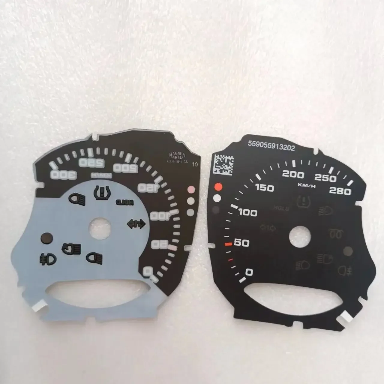 Car Interior Trim Gauges Speedo Discs Overlay for Porsche Macan Cayman Boxster
