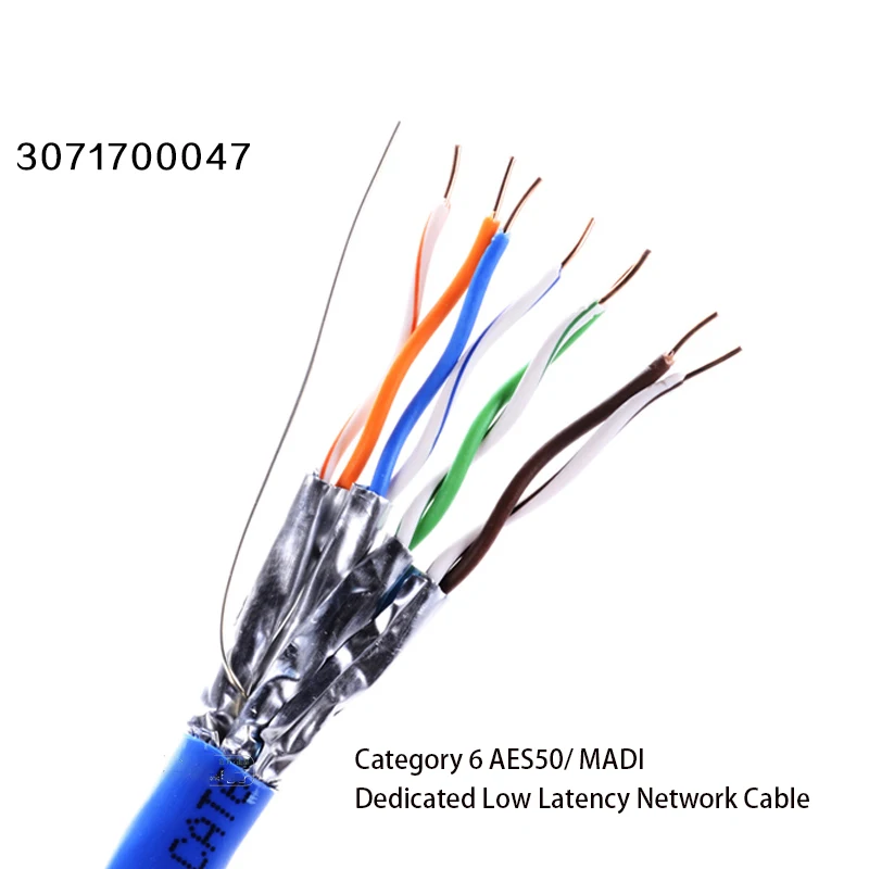 

Network Super CAT6 Cable MADI/AES50 Outdoor CAT6 Heavy Duty Network Cable Multi-cores Stranded Copper Wires LSOH LSZH Jacket