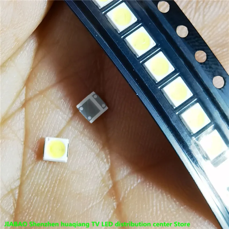 

200piece/lot FOR Professional LED LCD TV backlight Light bulb Lextar 3030 6V patch lamp bead light source Cold white light
