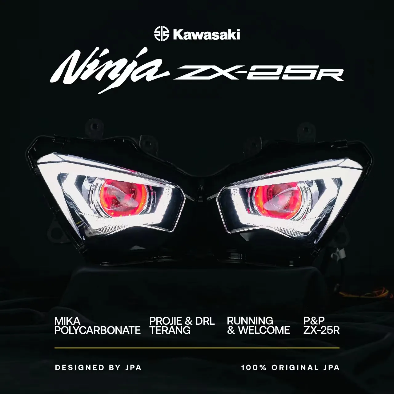 ライト Webike | JPA ジェイピーエー LED Headlight ZX-25R(JPA Reflektor