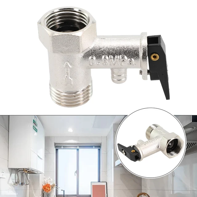 과압 방지용 내구성 있는 황동 전기 온수기 릴리프 밸브