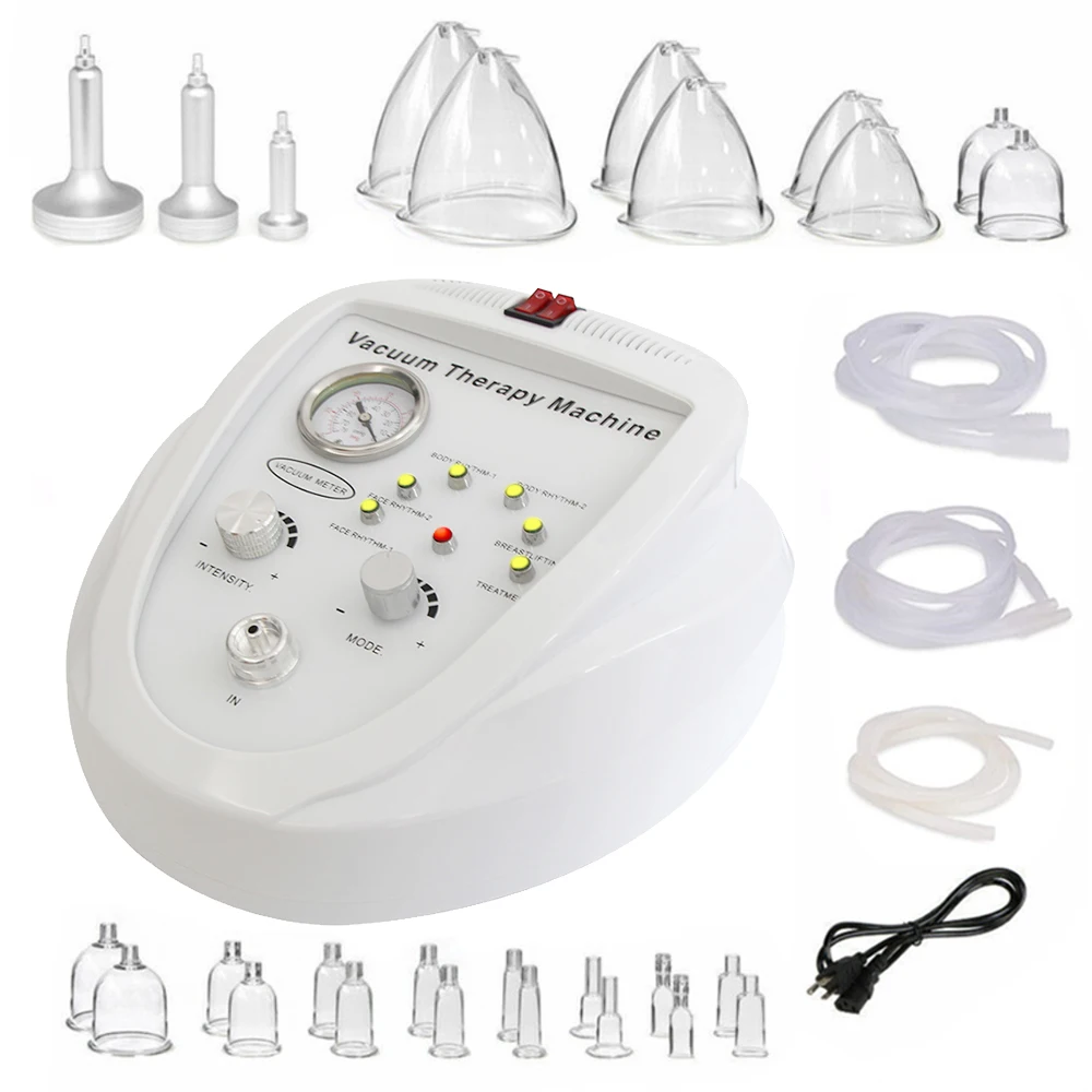 New Vacuum Massage Therapy Machine Lymphatic Drainage, Breast Chest Massager Enlargement Enhancement & Butt Lifting Body Shaping