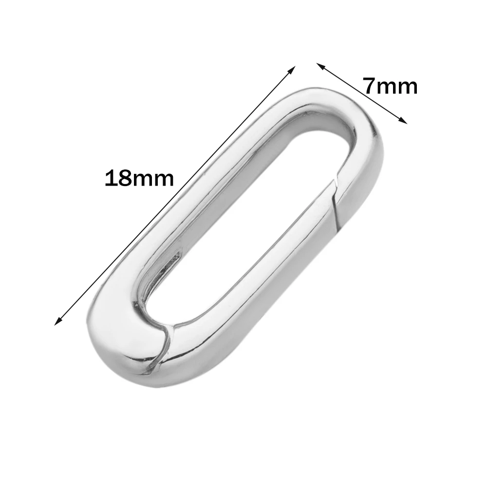 Lot De 12 Mousquetons En Laiton Doré 18 Carats Pour Bijoux - 14x7,5x2 Mm - Fermoirs à Ressort Pour Colliers, Bracelets, Porte-clés - 3