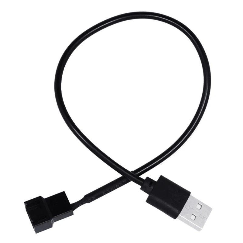 

20CB USB к 4-контактному вентиляторному кабелю USB к адаптеру вентилятора процессора для ноутбуков Вентиляторы 5 В