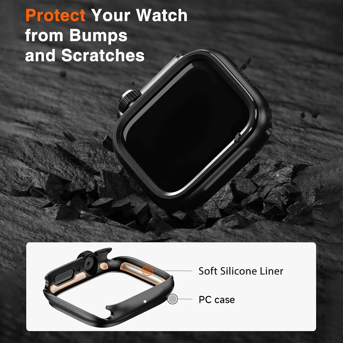 Premium Tempered Glass Case with Screen Protector