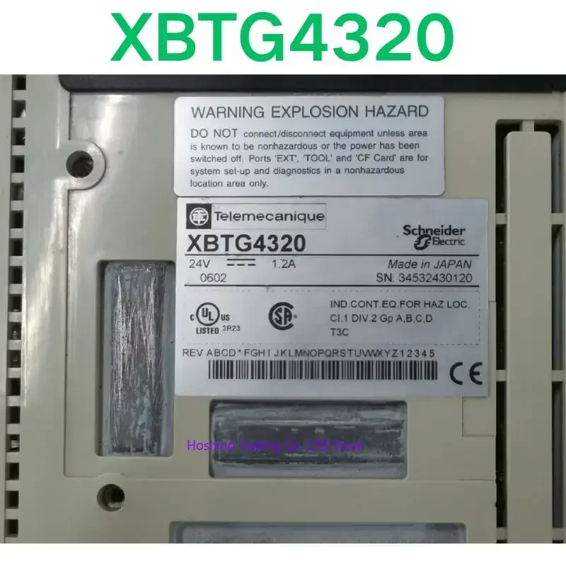 중고 테스트 Ok Schneider 터치스크린 XBTG4320