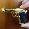 Detachable 1:3 92f Alloy Pistol Model Keychain Portable Toy Gun Fake Gun Decoration Military Fan Collection Party Holiday  Gift 3