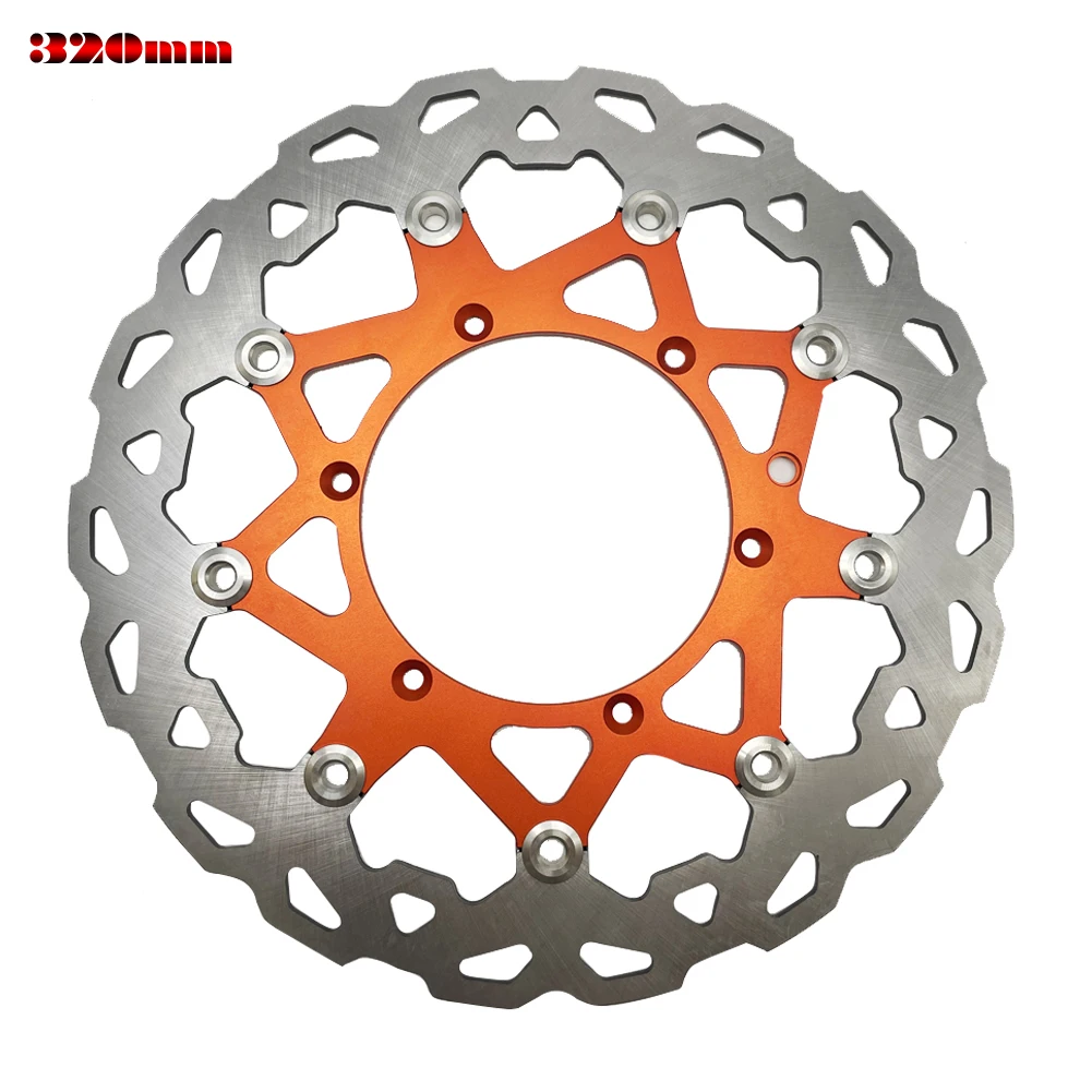 

Front Floating Brake Disc Rotor New CNC 320MM for KTM EXC GS EXCF SX SXF SXS XC XCR XCW XCF XCRF MXC MX SMR SIX Days Supermoto