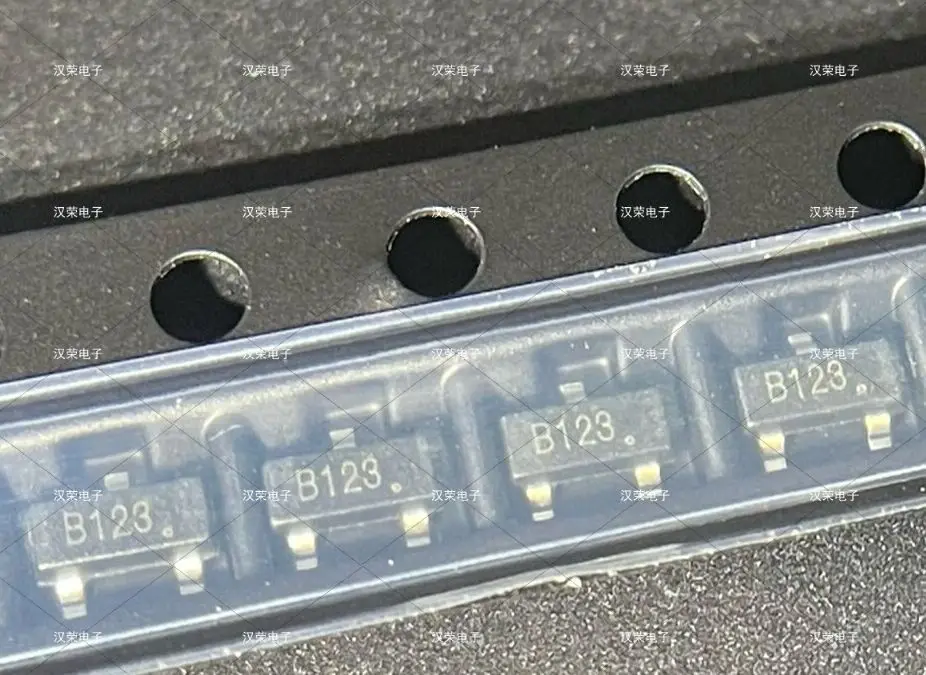 20Pcs/50Pcs/100Pcs/1000Pcs   New Original  Bss123-Tp Bss123 Mosfet N-Ch 100V 170Ma Sot23  Silk Screen B123