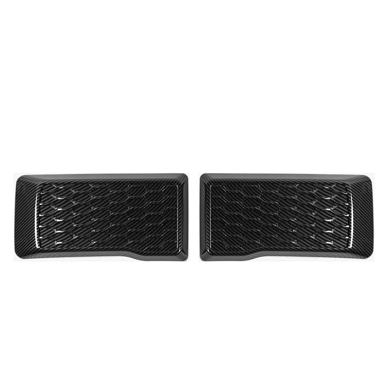 

Left & Right Front Bumper Guard Pads Insert Cap Cover For Ford F150 2015 2016 2017 2018 2019 2020 , ABS Carbon Fiber