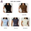 HBC Women's Training T-shirt Eco Friendly High Impact Running Top Tee Push-up Workout Pilates Fitness T-shirt Yoga Crop Top 4