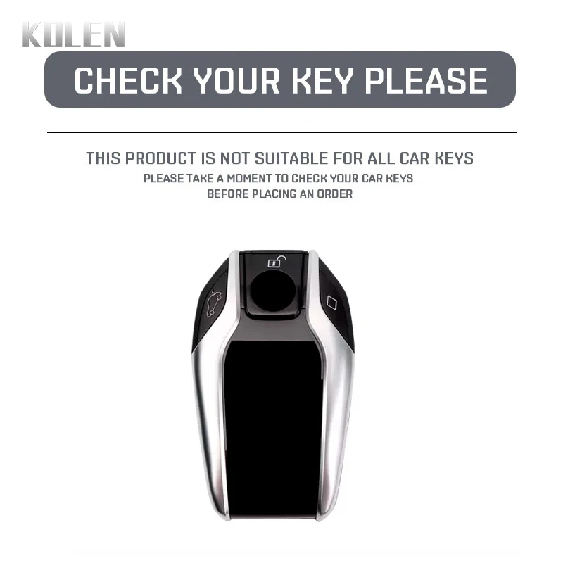 Premium ABS Carbon Fiber Car Key Case Cover