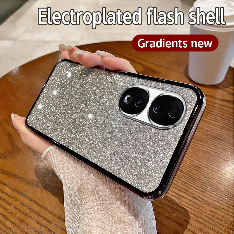 Solid Color Silicone Phone Case with Cute Lens Cover