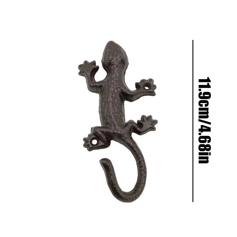 Cast Iron Hooks Vintage Rustic Cute Cat Rack With Hook Rustic Hanger Indoor Outdoor Home Garden Country Farmhouse Garage 6
