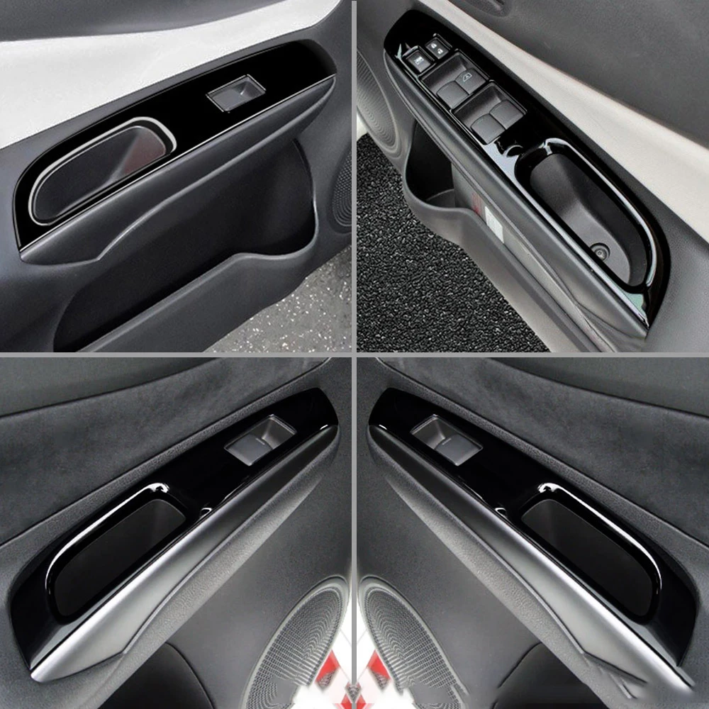 For Nissan Note E12 Versa Note Car Exterior Stickers Door Handle Cover  2013~2019 Luxurious Chrome Carbon Fiber Car protection - AliExpress