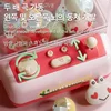 Doll Machine Toy for Kids Mini Cartoon Coin Operated Play Game Claw Crane Machines with Light Music Children Toy Gifts with Box 3