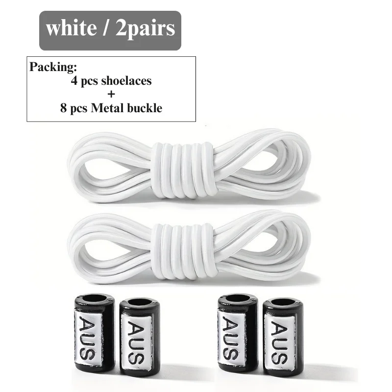 Comfortable Elastic No-Tie Shoelaces for Effortless Wear