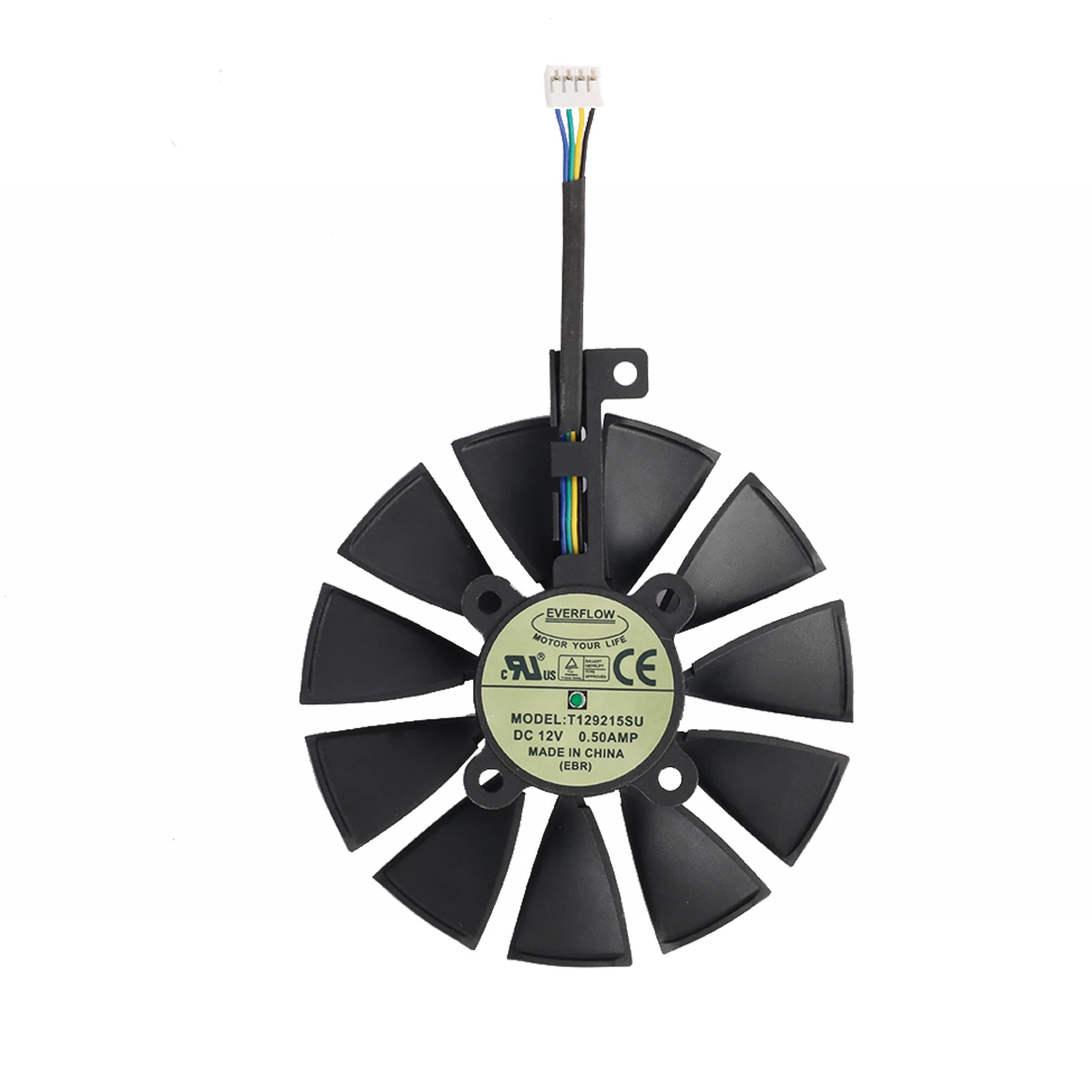Ventilador de Substituição de Placa Gráfica para Asus Dual Series Gtx 1070 1060 rx 480 87 mm T129215su Pld09210s12hh - Imagem 3