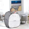 Portable Sauna set one Person Full Body at Home Spa Hat Tent Include 2L Steamer with Remote Control for Detox 3