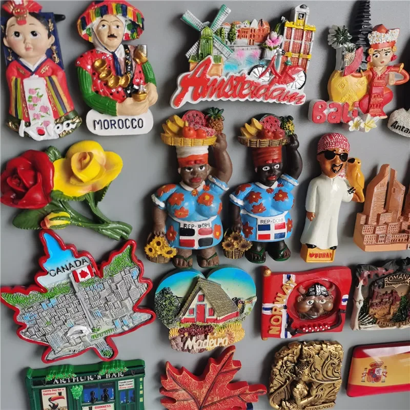 3D Rotterdam Netherlands magnete frigo souvenir regalo casa cucina decorazione frigorifero collezione di adesivi magnetici