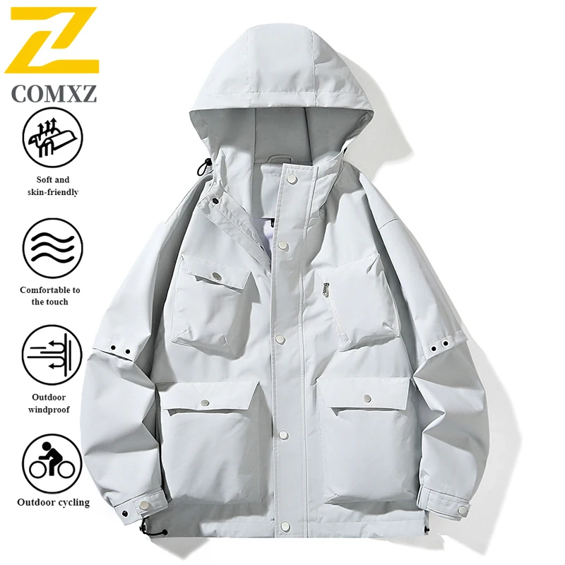 EiAO Jacket Couple's LightweightWindproof Waterproof Breathable Outdoor Coat for Hiking Camping Fishing Durable Spring Wear 2025