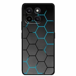 Colorful Cartoon Silicone Protective Case - Anti - Drop Back Cover for -Honor X6c (G08.CH.1)