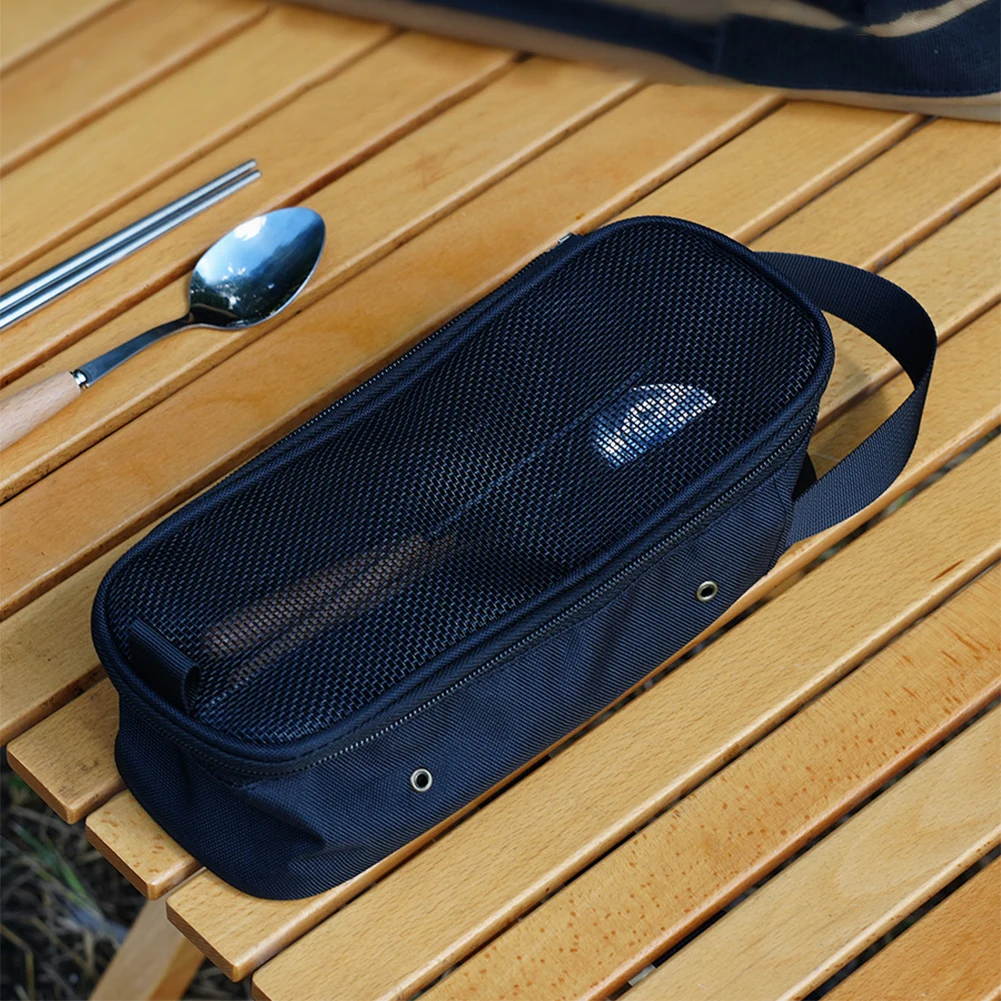Camping Utensils Bag Waterproof Outdoor Camping Cookware Container Bag Portable Travel Tableware Pouch for Outdoor Picnic Tool camping cookware bag