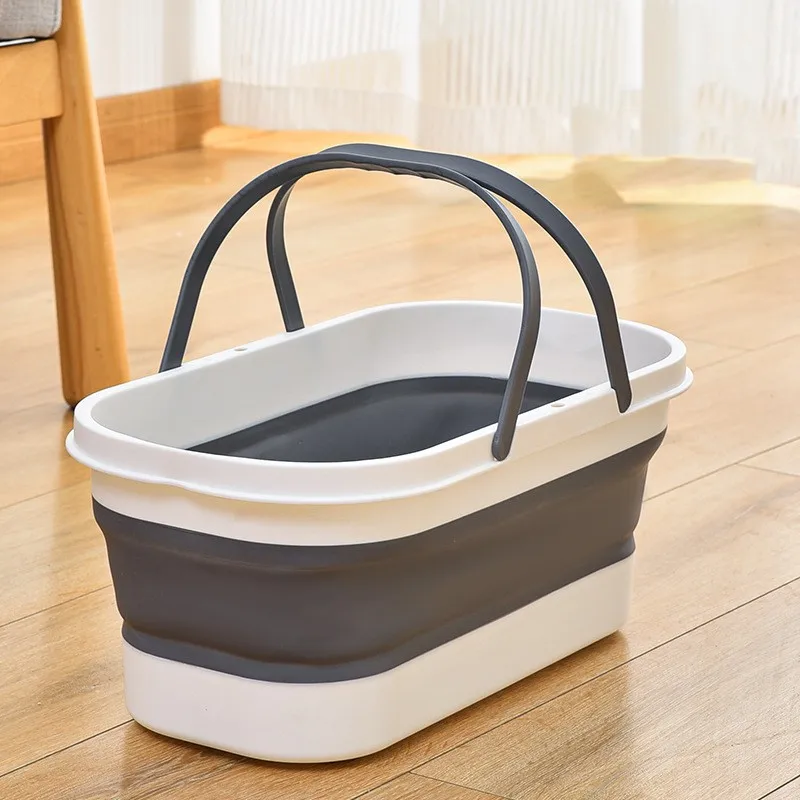 Collapsible Mop Bucket Folds Flat To Just 6cm Thick For Easy