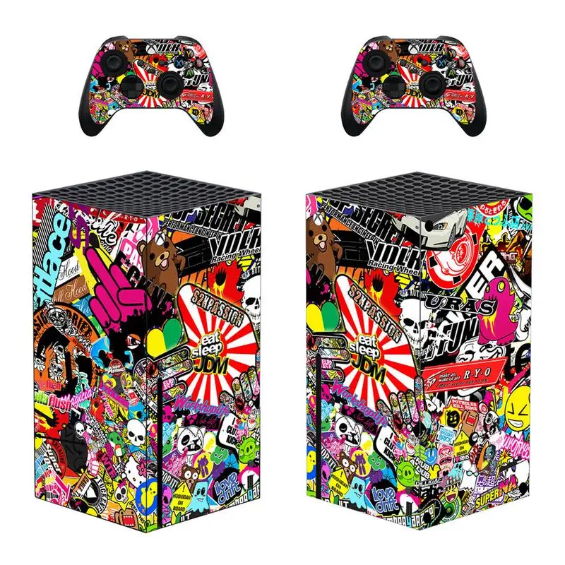 S Per X-Box Pvc Anime Protezione Alla Moda Compatibile Con Adesivo In Vinile Serie X-Box Serie X-Box S