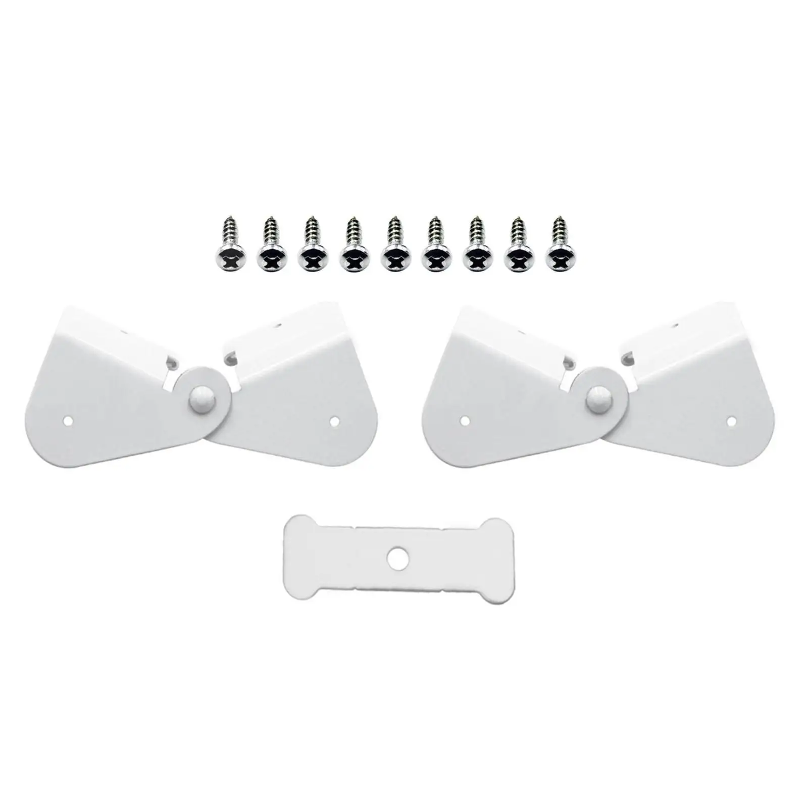 2Pcs Gutter Extension Hinge Gutter Downspout Flip up Hinges Directly Replace Universal Easy to Install Downspout Extension