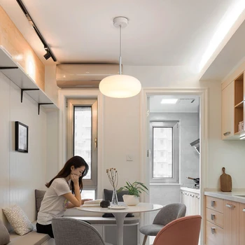 2022 새로운 환경 친화적 인 Pe 천장 펜 던 트 램프 부엌 식탁 침실 Led 인테리어 장식 조명