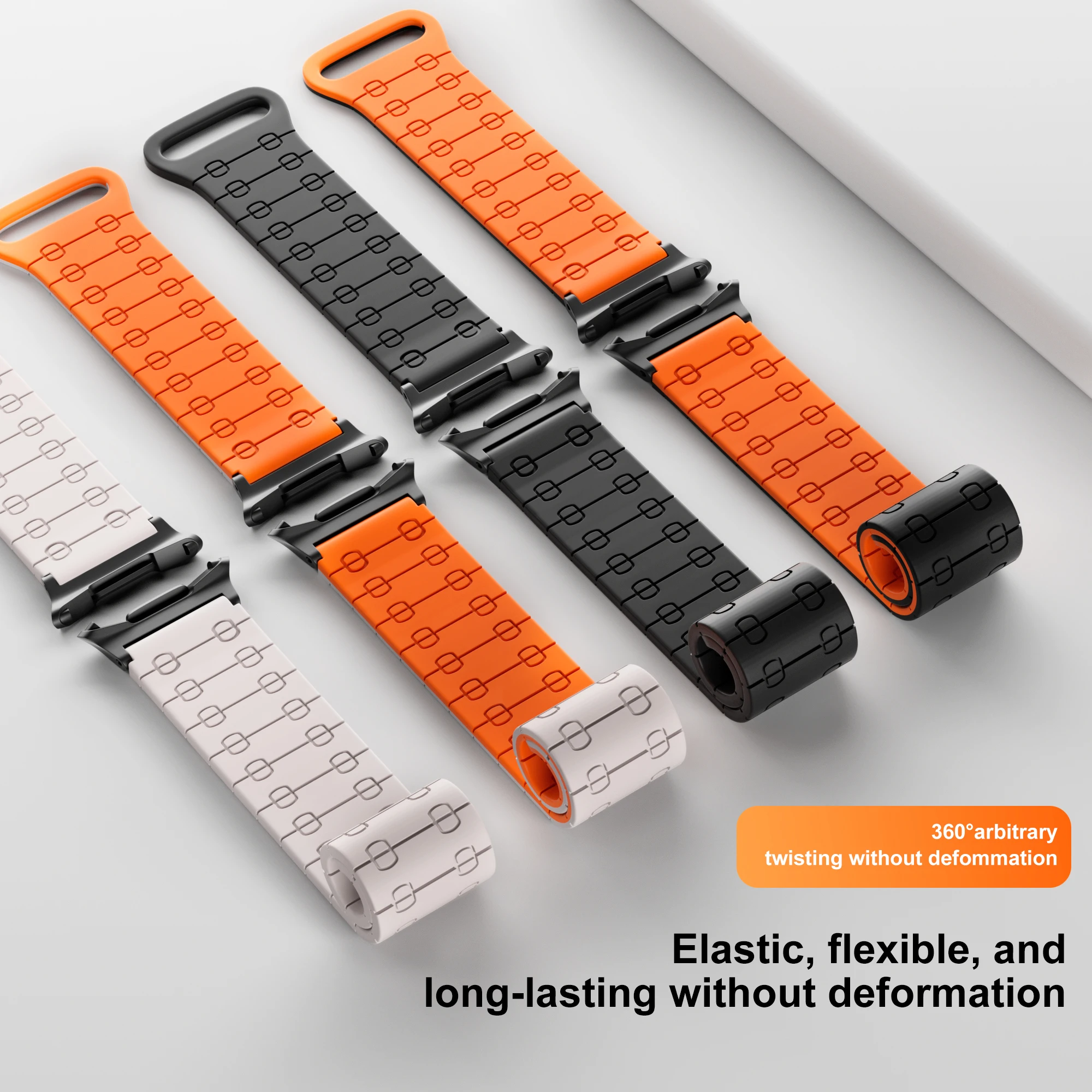 Silicone Magnetic Bracelet Smartwatch Sport Band Accessories