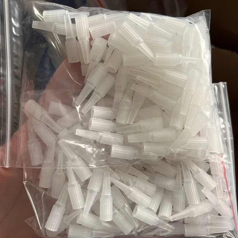 Tattoo Nozzle Needle Caps Disposable Tattoo Tips Permanent Makeup Needle Tips Traditional Caps 100pcs/bag 1RL/3RL/5F/7F
