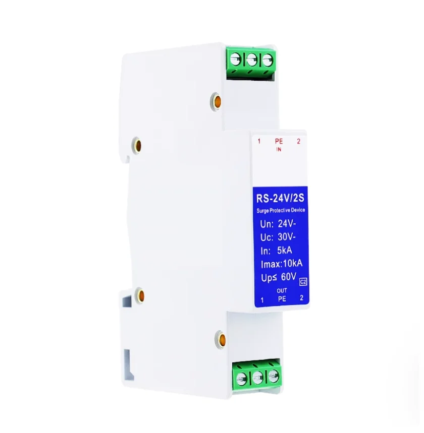 RS485 Signal Lightning Arrester 4-20mA Analog Control Signal Surge Protector 5V