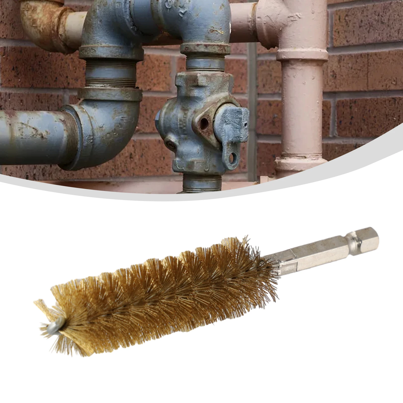 Wire Brush Cleaning Brush Wire Cleaning Brush Wire Brush Set 8-25mm Wire Tube Machinery Cleaning Brush Rust Cleaner Washing Polishing Tools For Automotive Manufacturing Processing Industry